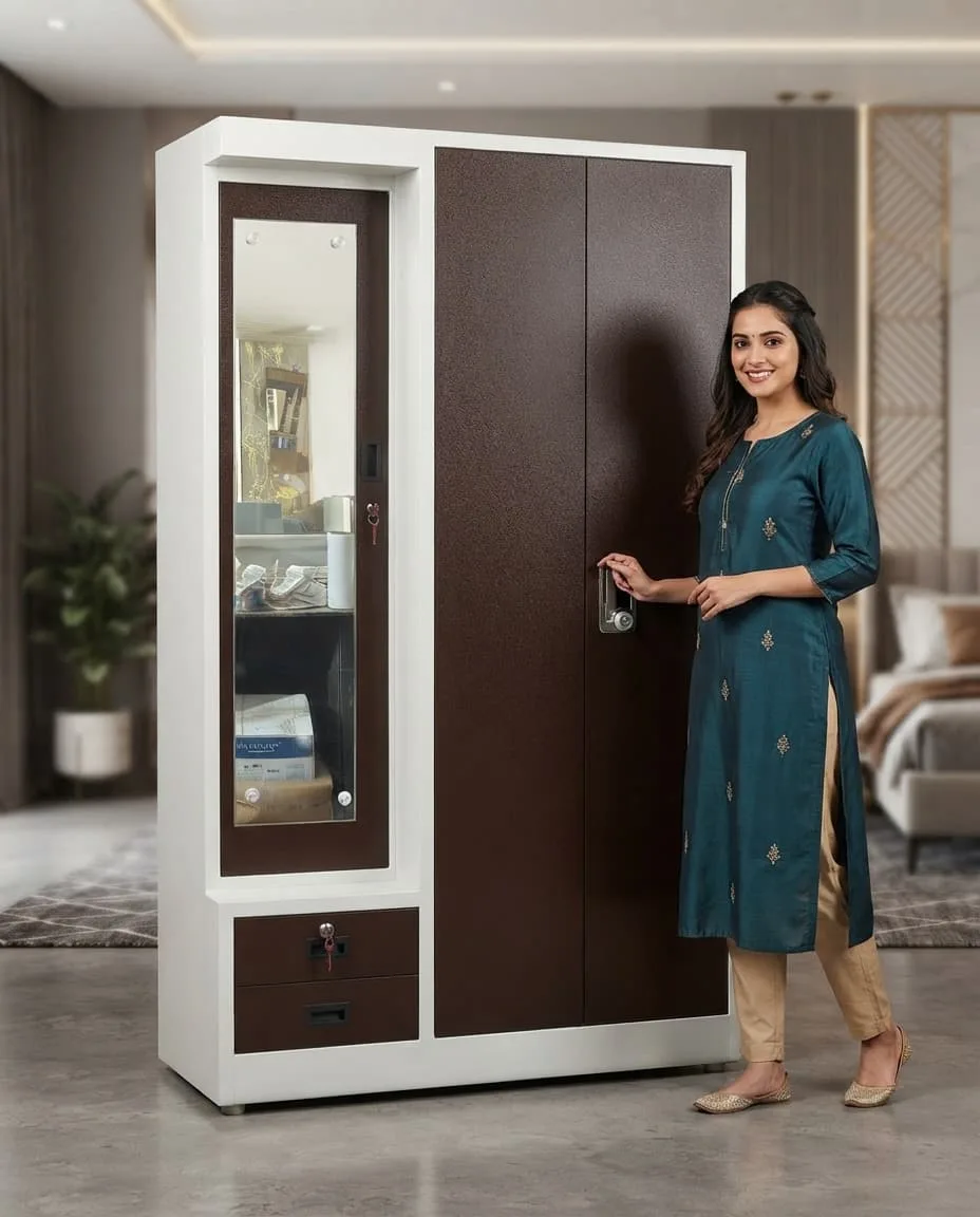 Glass Door Almirah in Roorkee
