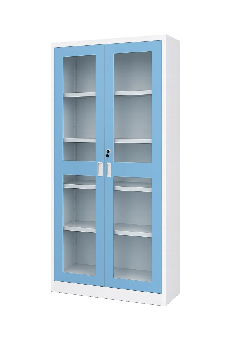 Glass Door Library Almirah